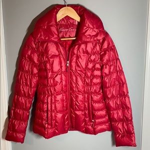 Kenneth Cole Packable Down Coat Sz Small
